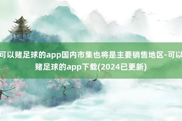 可以赌足球的app国内市集也将是主要销售地区-可以赌足球的app下载(2024已更新)