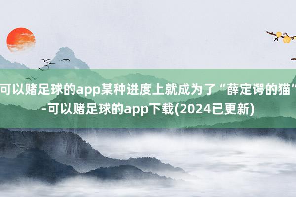 可以赌足球的app某种进度上就成为了“薛定谔的猫”-可以赌足球的app下载(2024已更新)